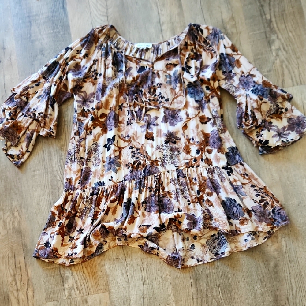Floral Print Women's Top